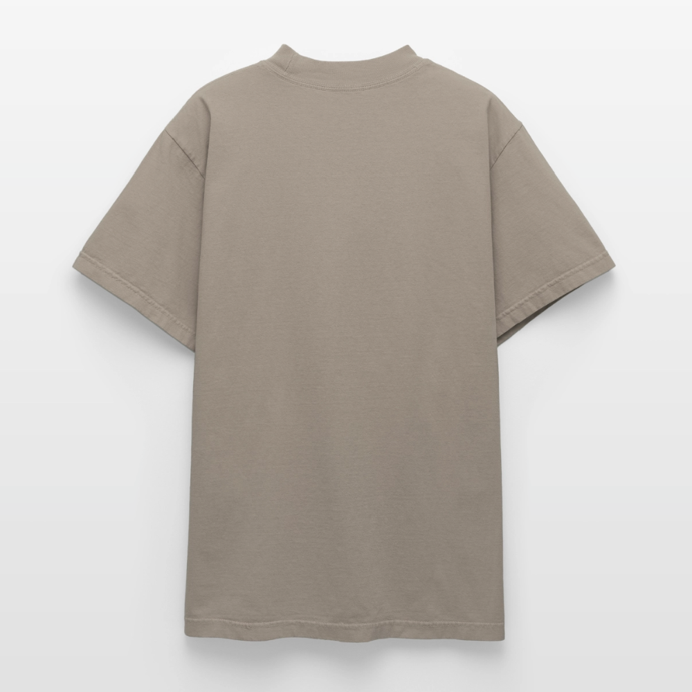 Heavyweight washed T-shirt - khaki