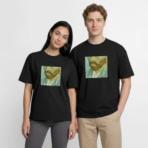 Boxy Fit Unisex T-Shirt - black