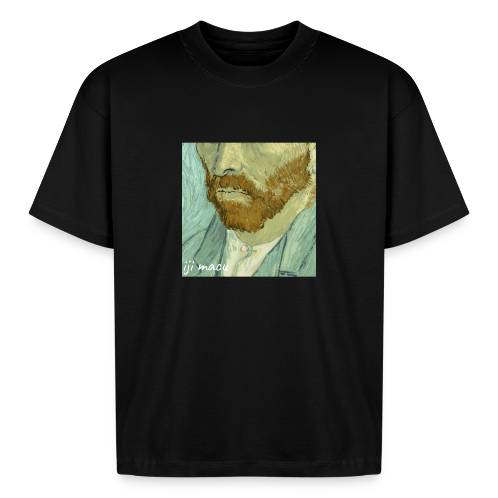 Boxy Fit Unisex T-Shirt - black