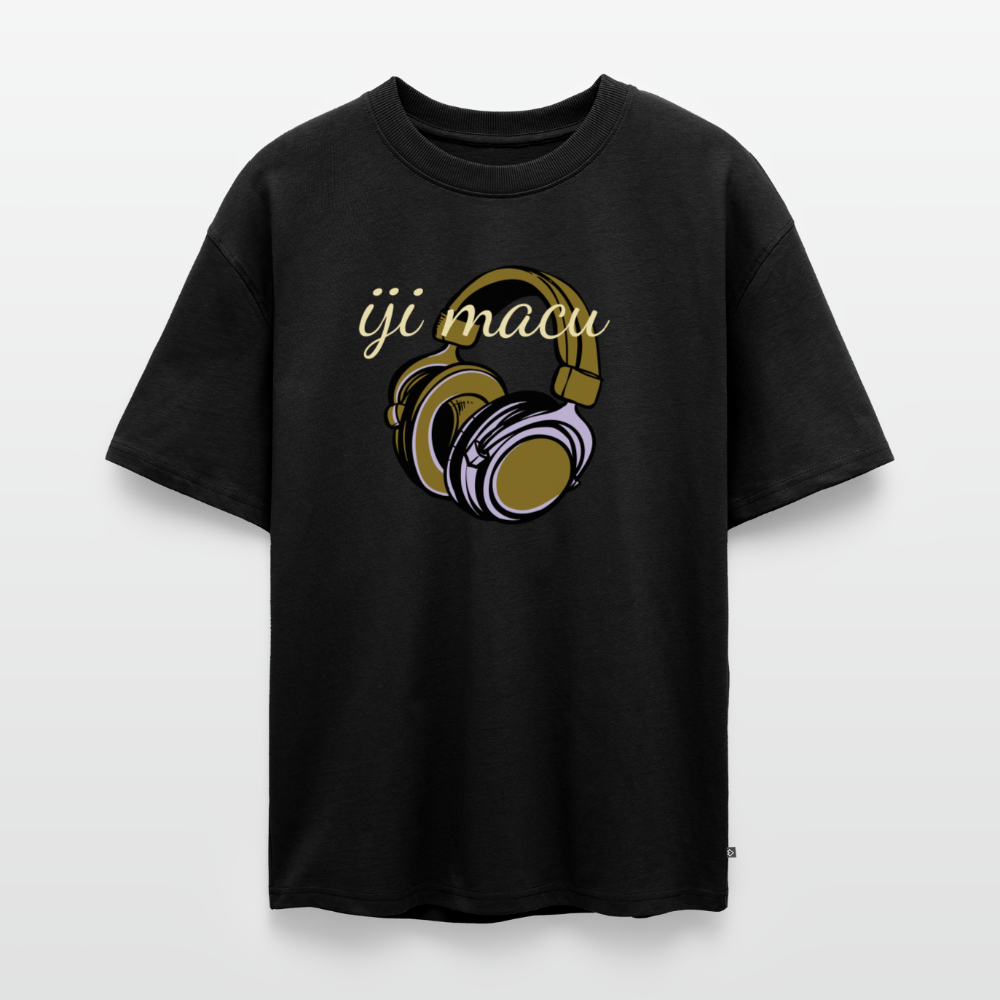 Unisex Oversized Organic T-Shirt - black